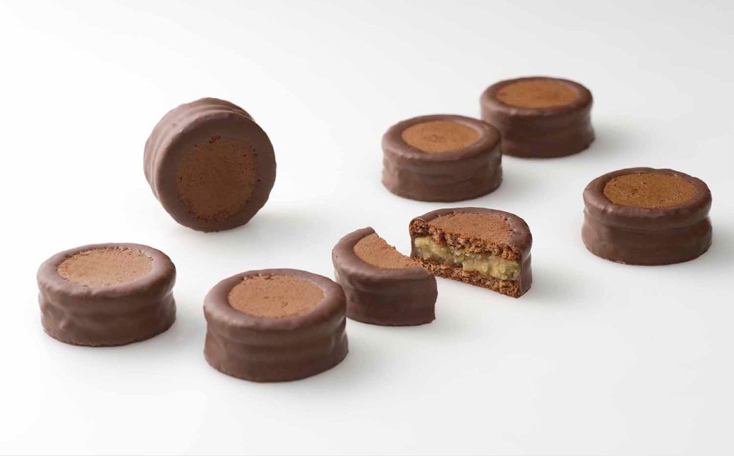 チョコマロン 6個入 × 1箱 栗 ラム酒 ビスケット ココア ミルクチョコレート 手作業 焼き菓子 チョコ チョコレート マロン 洋菓子 お菓子 菓子 スイーツ [023-0263]