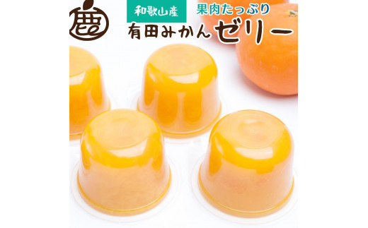 果肉たっぷり 有田みかん ゼリー9個 和歌山県産 お菓子 ゼリー ［IKE201］