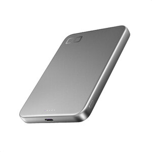 SMARTCOBY SLIM 5K(シルバー)｜CIO モバイルバッテリー 5000mAh ワイヤレス充電 USB-C 15W [2525]