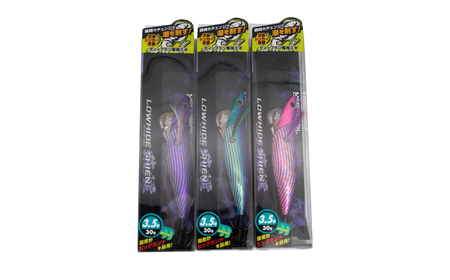 ローハイド紫煙（シエン）3.5号3点アソートセット 着脱シンカー イカ釣り 専用エギ 岐阜市 / ジークラック[ANIG003]