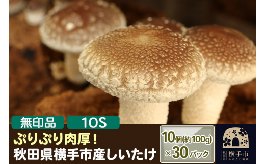 
しいたけ 無印品 10S（約100g）×30パック
