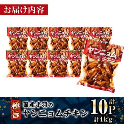 ふるさと納税 門川町 極旨 ヤンニョムチキン(400g×10P)(門川町) |  | 01