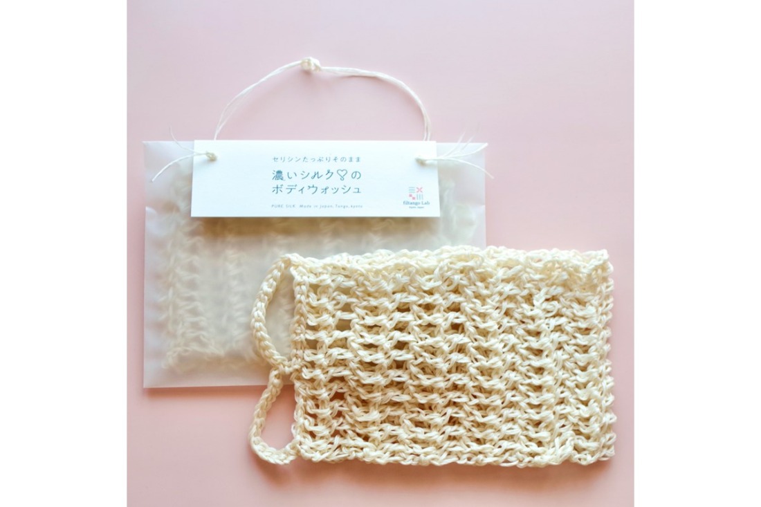 シルクの美肌成分 ”セリシン” たっぷり 濃いシルクのボディウォッシュ　mesh メッシュ　FI00055
