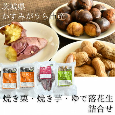 【ふるさと納税】焼き栗・焼き芋・ゆで落花生 詰合せ【配送不可地域：離島】【1070026】