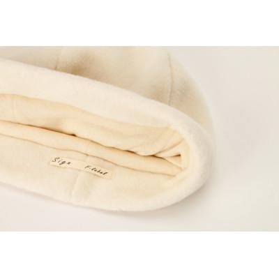 ふるさと納税 豊中市 【ナチュラル色】オーガニックコットンふんわり帽子 |  | 03