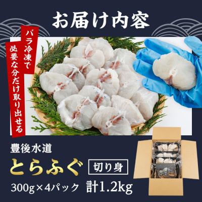 ふるさと納税 佐伯市 豊後水道 とらふぐ 切り身 (計1.2kg) |  | 01