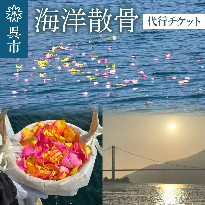 【ふるさと納税】 海洋散骨 代行 チケット 供養 セレモニー 代行 代理 自然 海 散骨 プラン 墓じまい お見送り 感謝 海洋 海洋葬 葬儀 サービス 代行サービス 広島県 呉市