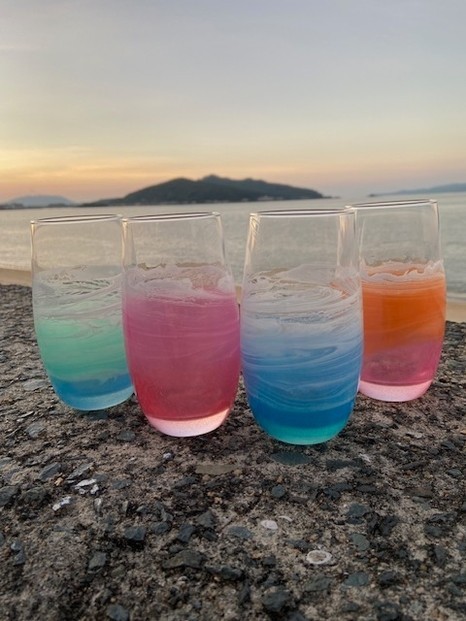 
            【福岡市】オーシャングラス　1個　420ml【カラー選択可】
          