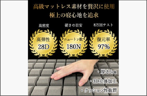 TOKURI ごろ寝マット (ミドルサイズ)【ブラウン】