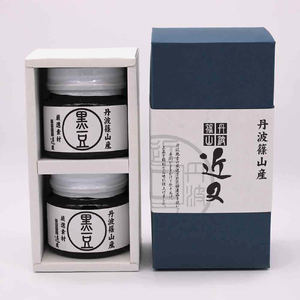 丹波篠山近又 国内最高峰 丹波篠山黒豆煮 （290g×2瓶 化粧箱入） ギフト 黒豆煮  BA19