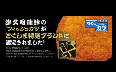 【定期便】津久司蒲鉾の元祖「フィッシュカツ」10枚入り×3カ月分　とくしま特選ブランド認定！ほんのりピリ辛がクセになる！ 練り物　おかず　酒の肴 ※離島への配送不可