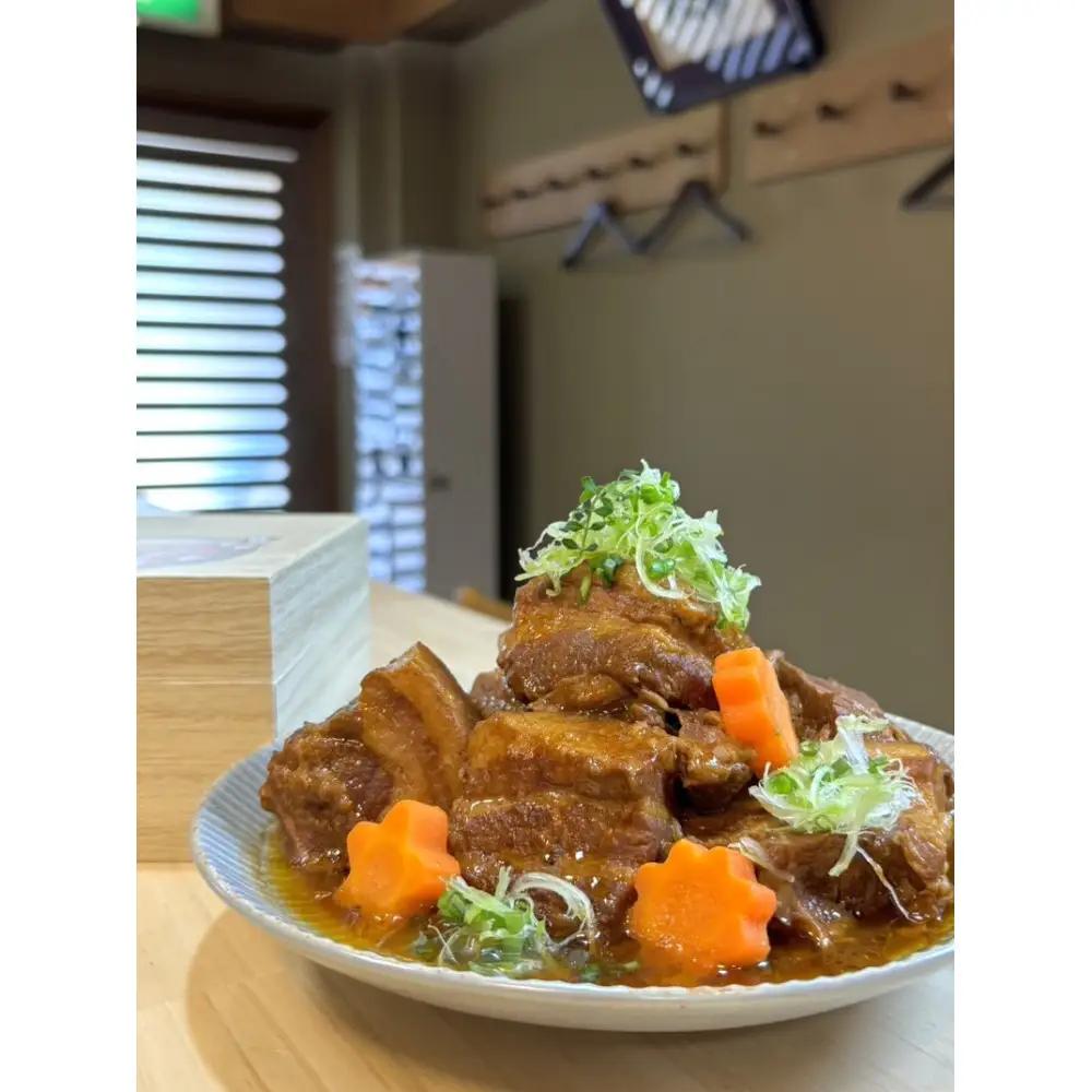豚の角煮亭 ぶた路 角煮2種盛定食　利用券2枚