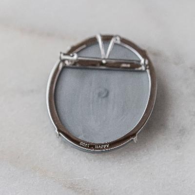 ふるさと納税 瀬戸市 【GRAND CAMEO】バタフライ ブローチ(ペンダントトップ)〈大〉 |  | 02