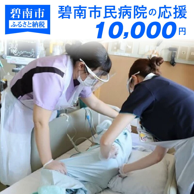 【ふるさと納税】碧南市民病院の応援（返礼品なし）10,000円〜地域医療を支える医療従事者にエールを〜 H028-037