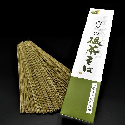 ふるさと納税 西尾市 西尾の抹茶入り「西尾の碾茶そば(乾麺)」(6袋)・N009-13 |  | 02