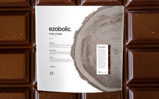 【チョコレート風味】 EZOBOLIC プロテイン 1kg 【 定期便 3回 】