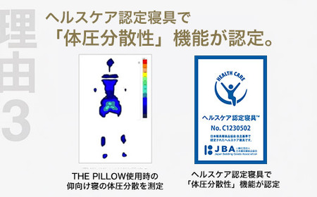 70代以上向けの枕 THE PILLOW Preset 22 Over 70s