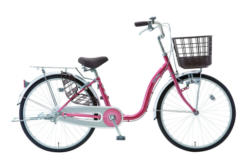 内装３段オートライト付き自転車ディオラ26型ローズピンク ※関東地方以外への配送不可 | 自転車 26インチ 3段 変速 オートライト チャリ チャリンコ ピンク 通勤 通学 日常 買い物 おでかけ 運動 安全 便利 関東限定 おしゃれ かわいい 贈答 ギフト 贈り物 プレゼント 茨城県 古河市 送料無料 _AV39