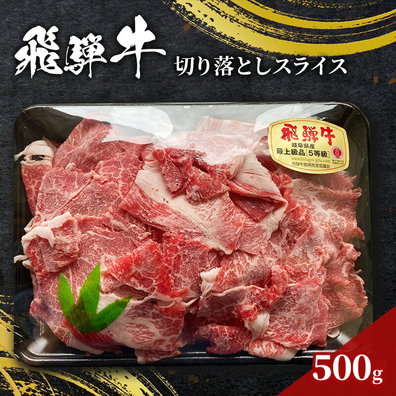 【ふるさと納税】訳あり 飛騨牛 切り落としスライス500g 牛 牛肉 切り落とし カレー　お届け：12月中旬～1月初旬のお申込は1月中旬以降の順次出荷になる
