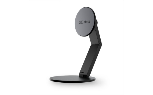 CIO スマホスタンド 卓上 iPhone マグネット式 マグセーフ MagSafe 折りたたみ 角度調整 Mate Magnet Stand ライトブラック｜小型 軽量 おしゃれ 便利 [2705]