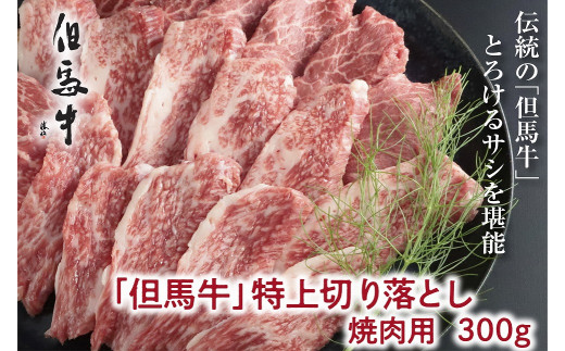 
【但馬牛】特上切り落し300g(焼肉用)【A4ランク以上】
