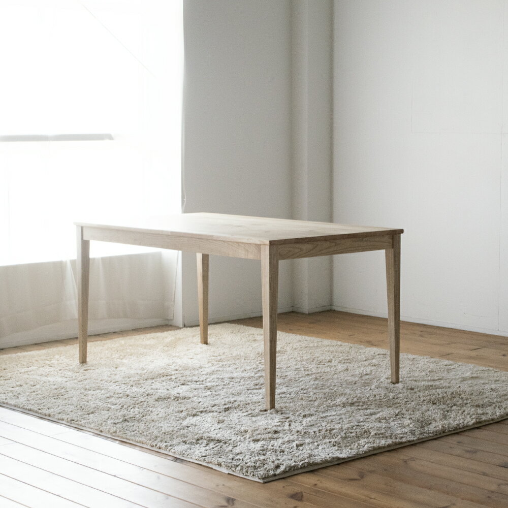 【ふるさと納税】＜選べるサイズ＞くりのスマートダイニング 栗色 国産栗材 幅：120cm / 140cm / 160cm ダイニングテーブル ナチュラルカラー 栗板目突板 ラバーウッド 木製 ウレタン塗装 テーブル 机 家具 インテリア 福岡県 柳川市 送料無料