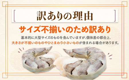 【 えび 】 ブラックタイガー 約2.4kg えび