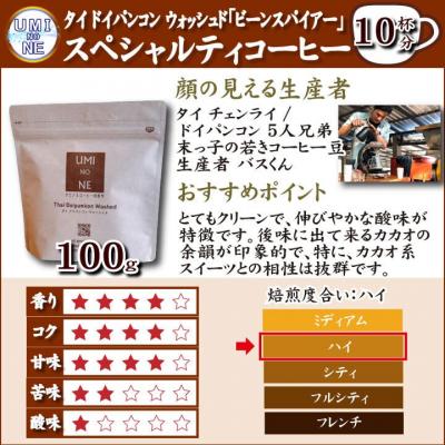 ふるさと納税 下関市 スペシャルティ コーヒー豆セット タイ 300g(100g×3袋) EW124 |  | 01