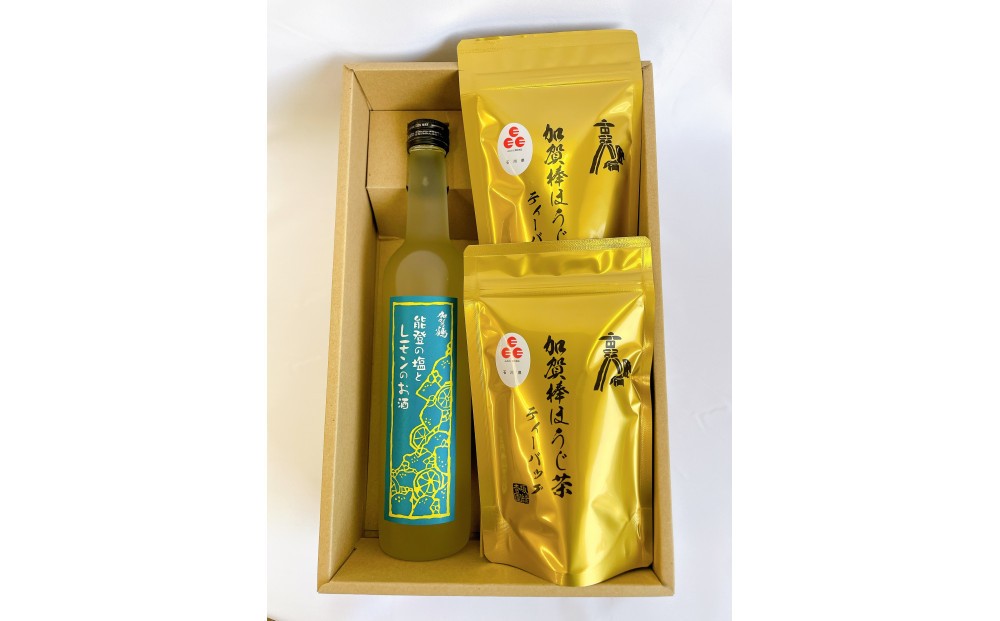 
                  加賀棒ほうじ茶ティーバッグ×能登の塩とレモンリキュール　金沢銘茶とお酒の新しい出会い　酒 お酒 ほうじ茶 ティー場バッグ 金沢市 石川県産  ギフト 贈答品 晩酌 家飲み 人気 おすすめ お取り寄せ 通販 送料無料 ふるさと納税
                