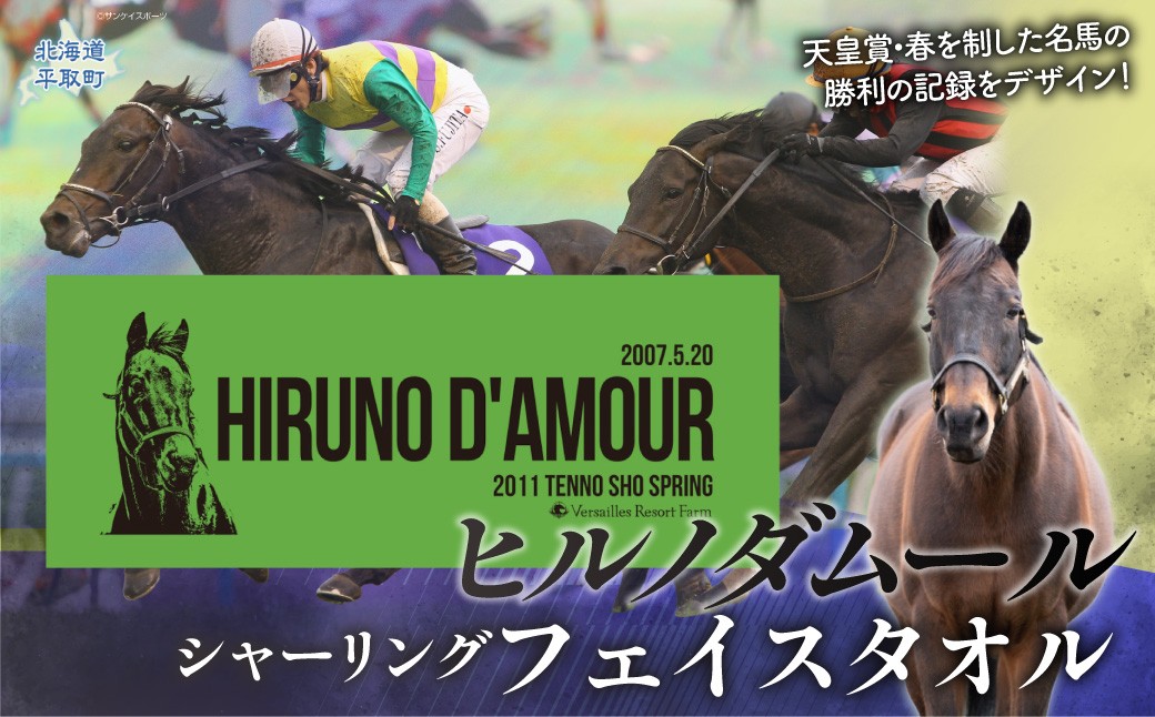 
                  【ヒルノダムール】シャーリングフェイスタオル 【ふるさと納税 人気 おすすめ ランキング 馬 競馬 競走馬 引退馬 ヒルノダムール タオル シャーリングタオル 生活用品 日高 北海道 平取町 びらとり 送料無料】 BRTV302
                