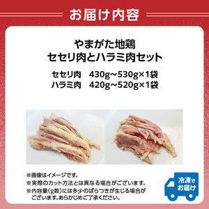 やまがた地鶏 「セセリ肉」と「ハラミ肉」セット 060-004