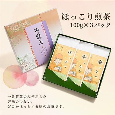 ふるさと納税 枕崎市 【のし付き・お歳暮】一番茶のみ使用　ほっこり煎茶 100g×3袋 A5-1S |  | 03