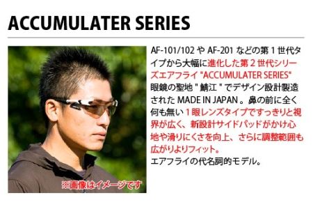 鼻パッドのない『エアフライ』for キッズ　１眼　：ブラック　AF-901 C-1