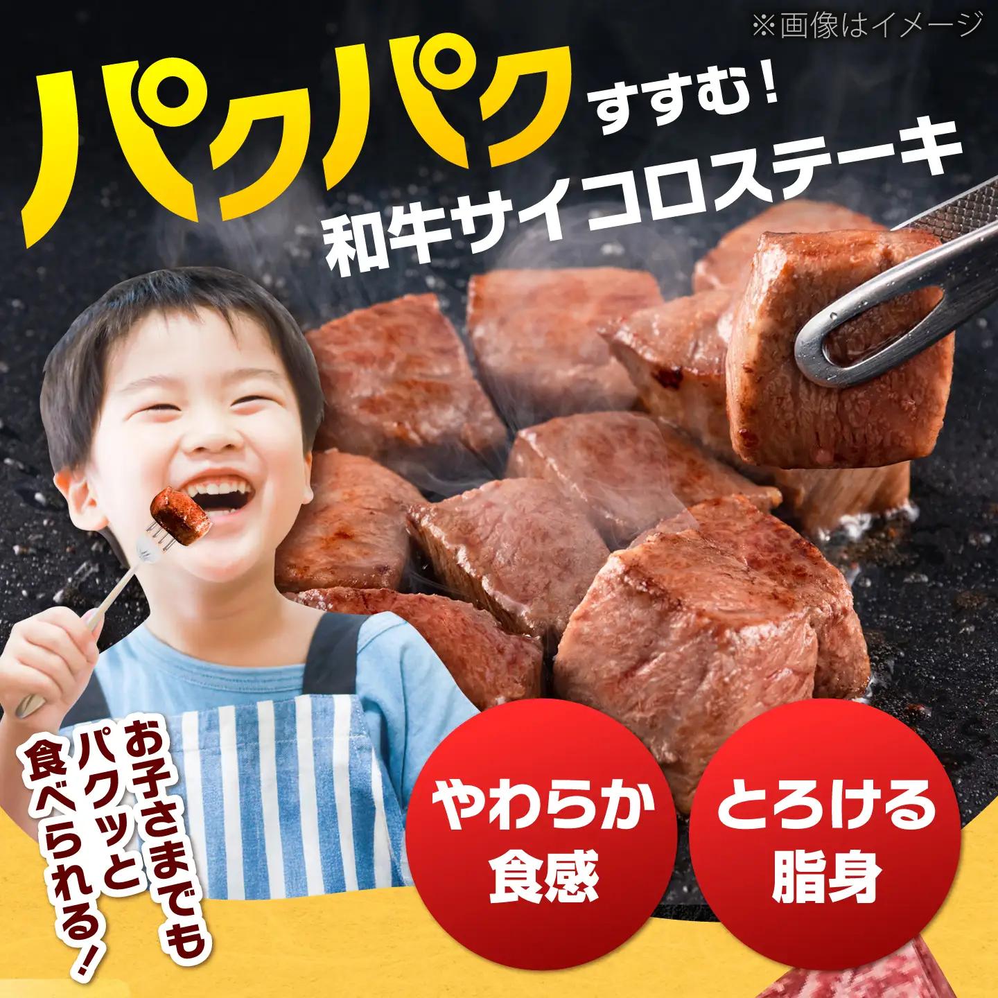 しまね和牛サイコロステーキ 400g 吉田げんき米2kgセット／ サイコロステーキ[AIDN011]