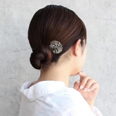 ふるさと納税 静岡市 【地元職人の逸品】四季の花言葉とともに想いを贈る　かんざし「ダリア」