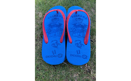 【25cm】プロ野球コラボ島ぞうり(中日ドラゴンズ)  | 沖縄 プロ野球 中日 中日ドラゴンズ ドラゴンズ 島ぞうり 旅行 美浜 トラベル キャンプ 人気 おすすめ 北谷 ちゃたん おすすめ