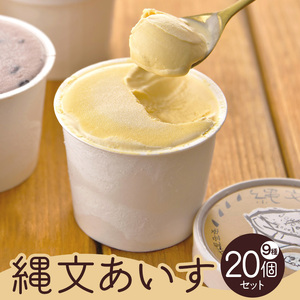 縄文あいす 20個 セット アイス アイスクリーム 広島 安芸高田市