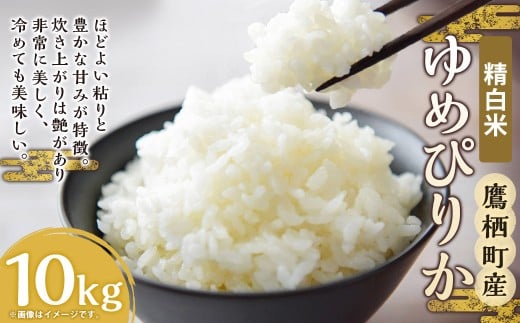 【令和7年産】 ゆめぴりか (精白米) 北海道 米 を代表する人気の品種 10kg 北海道 鷹栖町 たかすのお米 米 コメ こめ ご飯