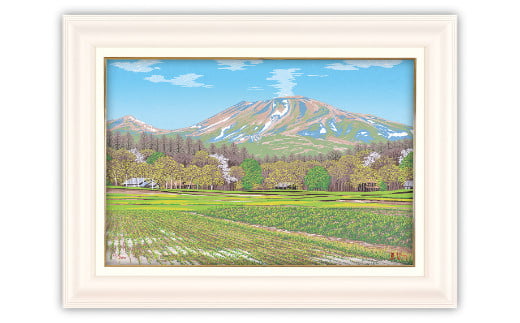 「瞬彩浅間」【 版画 額付 小川手漉和紙 小暮真望 東松山 埼玉県 芸術 美術 風景 自然 送料無料 埼玉県 東松山 バージョン 美しい ギャラリー アーティスト アート 芸術 デザイン インテリア 絵画 限定版 芸術品 オリジナル 長野県 軽井沢 山 】