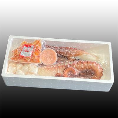 ふるさと納税 根室市 お刺身用たこ足・花咲かにむき身・お刺身用ほたて・いくら醤油漬けセット D-36031 |  | 01