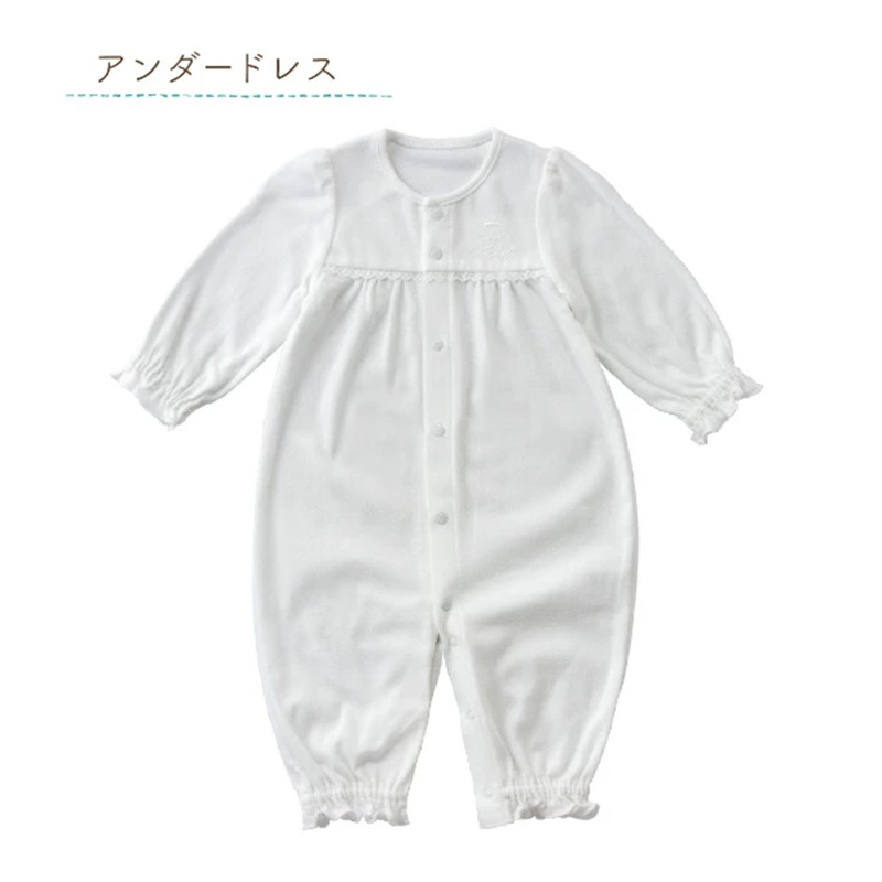 フォーマルドレス（フラワーリング）_フォーマルドレス フラワーリング 3点 セット コートドレス ツーウェイオール フード ドレス お宮参り 退院 お披露目 記念日 お食い初め ベビードレス 赤ちゃん