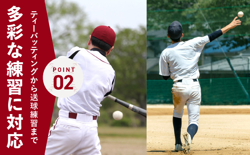 【スピード発送】野球練習ネット バッティングネット 2Mサイズ 硬式球対応 099H3033_イメージ4