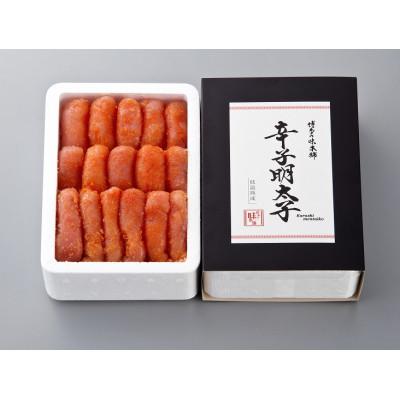 ふるさと納税 遠賀町 博多の味本舗の辛子明太子　500g【無着色】(遠賀町)