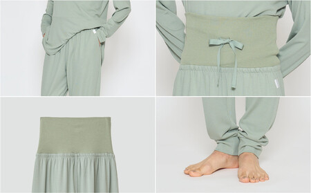 【ピンク Lサイズ】リファ バイタルテック モイストスムース ジョガーパンツ