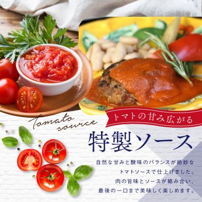 ふるさと納税 京都市 【ダニエルズ】和牛と国産豚のハンバーグ トマト煮込み 5個入り|京都 本格イタリアン 有名店 人気 |  | 03