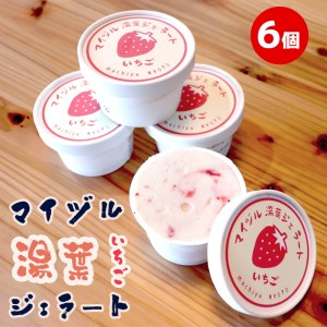 ご当地ジェラート マイヅル湯葉ジェラート いちご 6個 セット