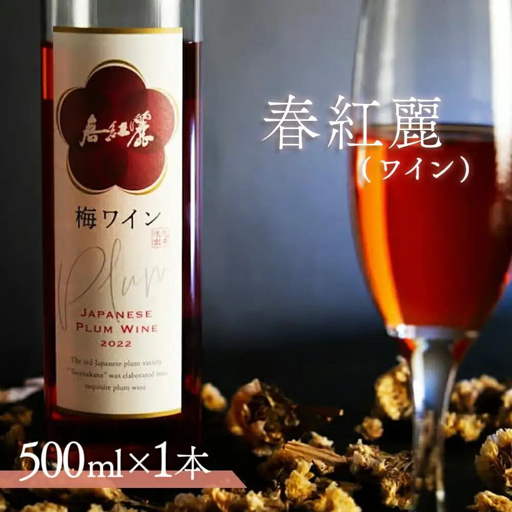 春紅麗(ワイン)500ml | 梅ワイン 果実酒 福島県