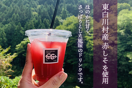 東白川村産赤しそ使用★ しそしそばなし 5本 360ml 東白川村 しそジュース 紫蘇 赤しそ 紫蘇ジュース ジュース 野菜ジュース 飲料 飲み物 赤しそ 赤紫蘇 無添加 無着色 美容 健康