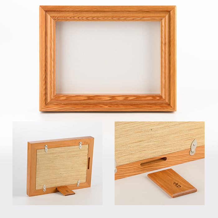 【屋久杉で創った】 写真立て(2L判) (高橋工芸/IB074-025) 工芸品 写真立て 2L判 写真 雑貨 屋久杉 杉 木 木工 木材 インテリア 装飾 家 リビング オリジナル 一点もの 手づく