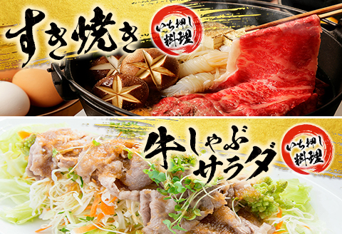 3か月 お楽しみ 定期便 黒毛和牛 スライス 豚 ハンバーグ 総重量2.4kg 肉 牛 牛肉 国産 おかず すき焼き しゃぶしゃぶ ロース ウデ モモ 食品 送料無料_G58-23